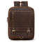 Made from the first layer of cowhide with a distinctive Crazy Horse leather finish, this backpack offers genuine, premium material quality.