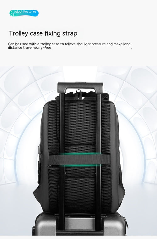Sized for 15.6-inch devices, this backpack is built to carry your computer securely alongside your other essentials.