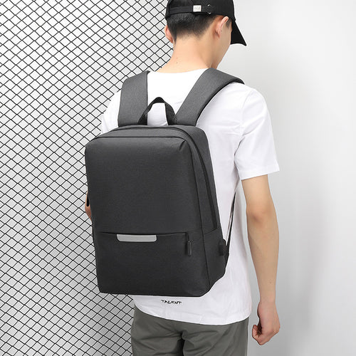 The neutral, unisex design makes this backpack a practical choice for both men and women.