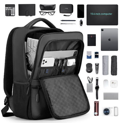 Sized for 15.6-inch devices, this backpack is built to carry your computer securely alongside your other essentials.
